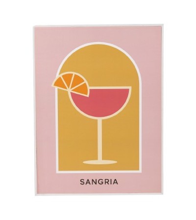 TOILE DECORATIVE SANGRIA 30X40 CM