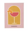 TOILE DECORATIVE SANGRIA 30X40 CM