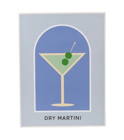 TOILE DECORATIVE DRY MARTINI  30X40 CM