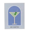 TOILE DECORATIVE DRY MARTINI  30X40 CM