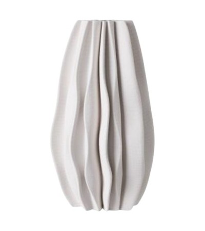 VASE ALVEOLE CERAMIQUE 3D 20X37CM