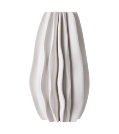 VASE ALVEOLE CERAMIQUE 3D 16X30CM