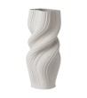 VASE TWIST CERAMIQUE 3D  19X39CM