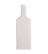 VASE BOUTEILLE GEOM GRES BLANC  48CM