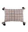 COUSSIN COTON TISSE A POMPONS 30X50CM