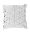 COUSSIN GRAPHIQUE BLANC 40X40CM