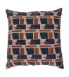 COUSSIN VELOURS JACQUARD EMERAUDE40X40CM