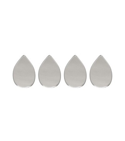 LOT  4 MIROIRS GOUTTES BISEAU-16X10CM/PCE