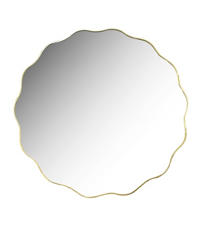 MIROIR METAL  FLEUR DIA 54CM