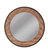 MIROIR LUENA MDF CADRE METAL D 80 CM