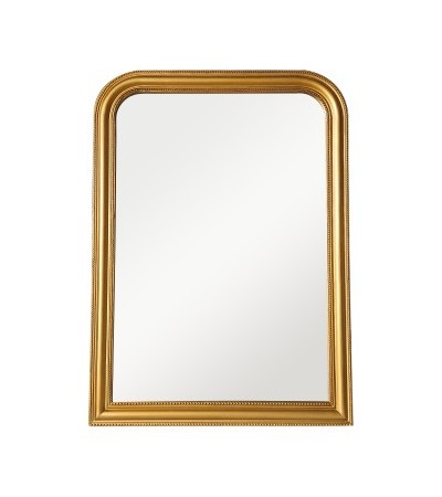 MIROIR ANGLES ARRONDIS   DORE 70X100CM