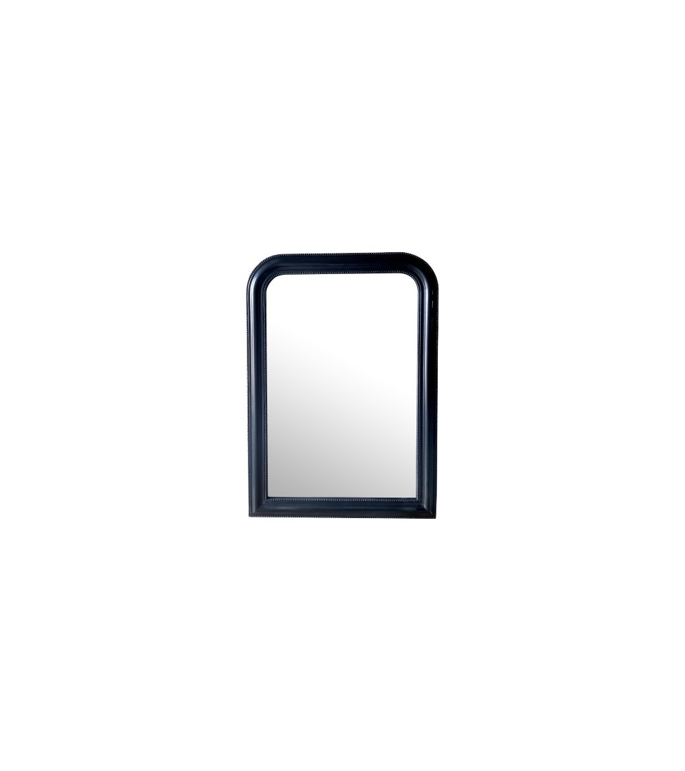 MIROIR ANGLES ARRONDIS NOIR 70X100CM