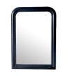 MIROIR ANGLES ARRONDIS NOIR 70X100CM