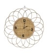 HORLOGE ROTIN FLEUR DIA 60 CM