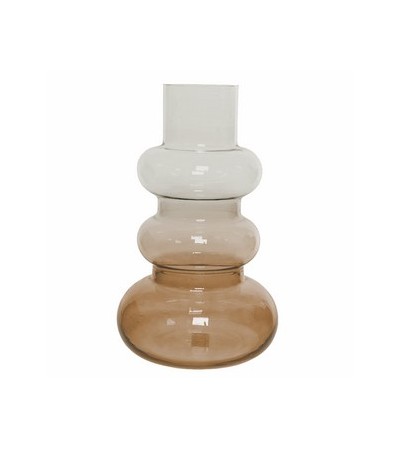 VASE MIRAGE COLORIS AMBRE DEGRADE 30CM