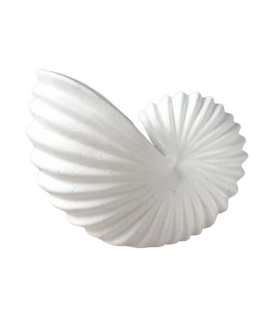 VIDE POCHE COQUILLAGE CERAMIQUE 13 X11CM