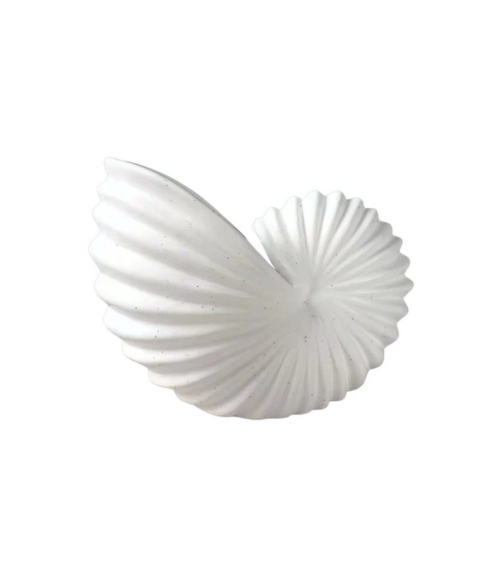 VIDE POCHE COQUILLAGE CERAMIQUE 13 X11CM