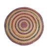 TAPIS JUTE+CHINDI DIA 120 CM