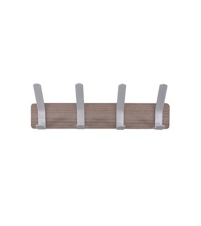 PORTEMANTEAU  4T METAL 37X12.5CM