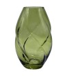 VASE EN VERRE GONFLE 14X14X22 CM