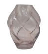 VASE EN VERRE GONFLE  20 CM