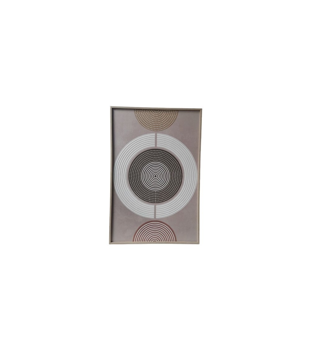 TOILE IMPRIME LIOREN MOTIFS GEOM.RELIEF 60X90CM