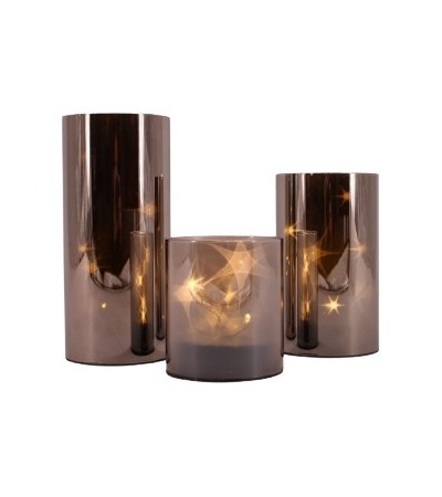 COFFRET 3 LAMPES LED ETOILES