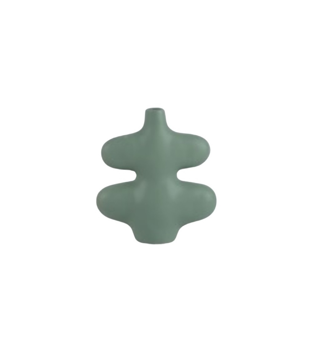 VASE CERAMIQUE FORME ORGANIQUE 19X20CM