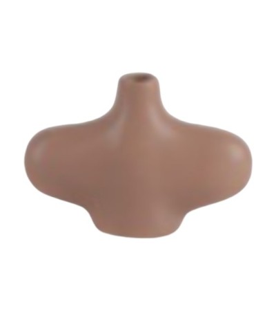 VASE CERAMIQUE FORME ORGANIQUE 18X12CM