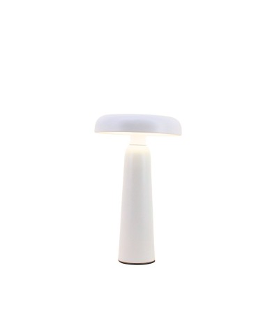 LAMPE  USB  TACTILE CHAMPIGNON BLANC HT 23CM