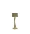 LAMPE USB TACTILE PIED ALU VERT HT27CM