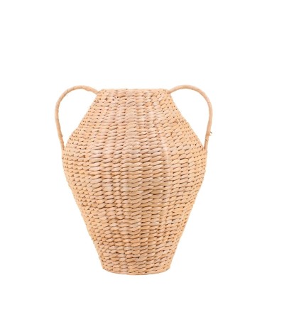 VASE TRESSE NATUREL HT 30.5 DIA 24 CM