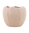 CACHE POT CERAMIQUE RELIEF & FESTONNE 13X10CM