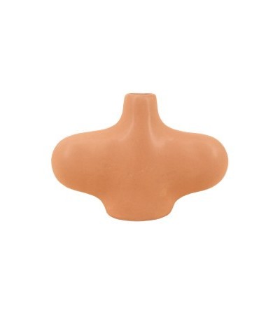 VASE CERAMIQUE FORME ORGANIQUE 18X12CM