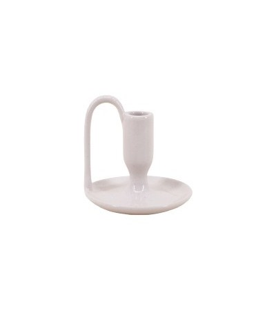 BOUGEOIR CERAMIQUE ANSE 11CM