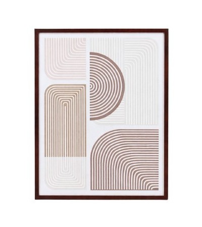 TOILE IMPRIME NISSOR MOTIFS GEOM. RELIEF 45X60CM