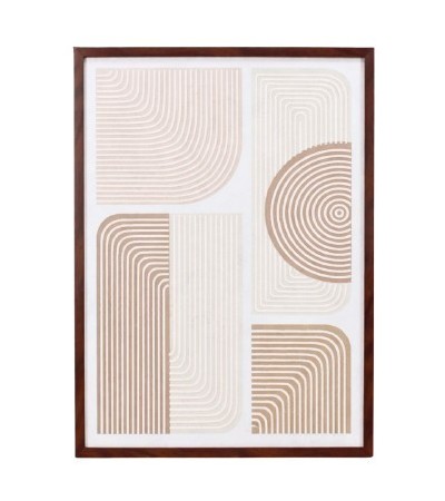 TOILE IMPRIME EVENOR MOTIFS GEOM. RELIEF 45X60CM