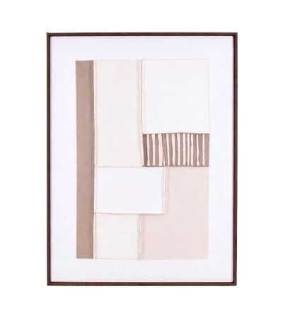 TOILE PEINTE A LA MAIN ORIONIS MOTIFS RELIEF 60X80CM