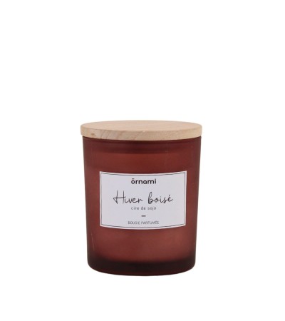 BOUGIE SOJA COUV BOIS PARF. HIVER BOISE 280GR