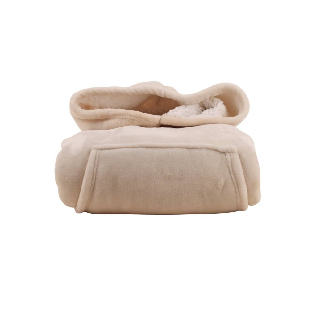 PLAID SWEATSHIRT A CAPUCHE ECRU