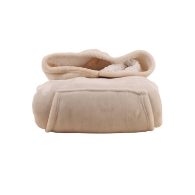 PLAID SWEATSHIRT A CAPUCHE ECRU