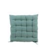 GALETTE CHAISE COTON ASS VERT/BEIGE 40X40CM