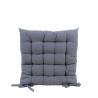 GALETTE CHAISE COTON ASS ROUGE/ GRIS 40X40CM