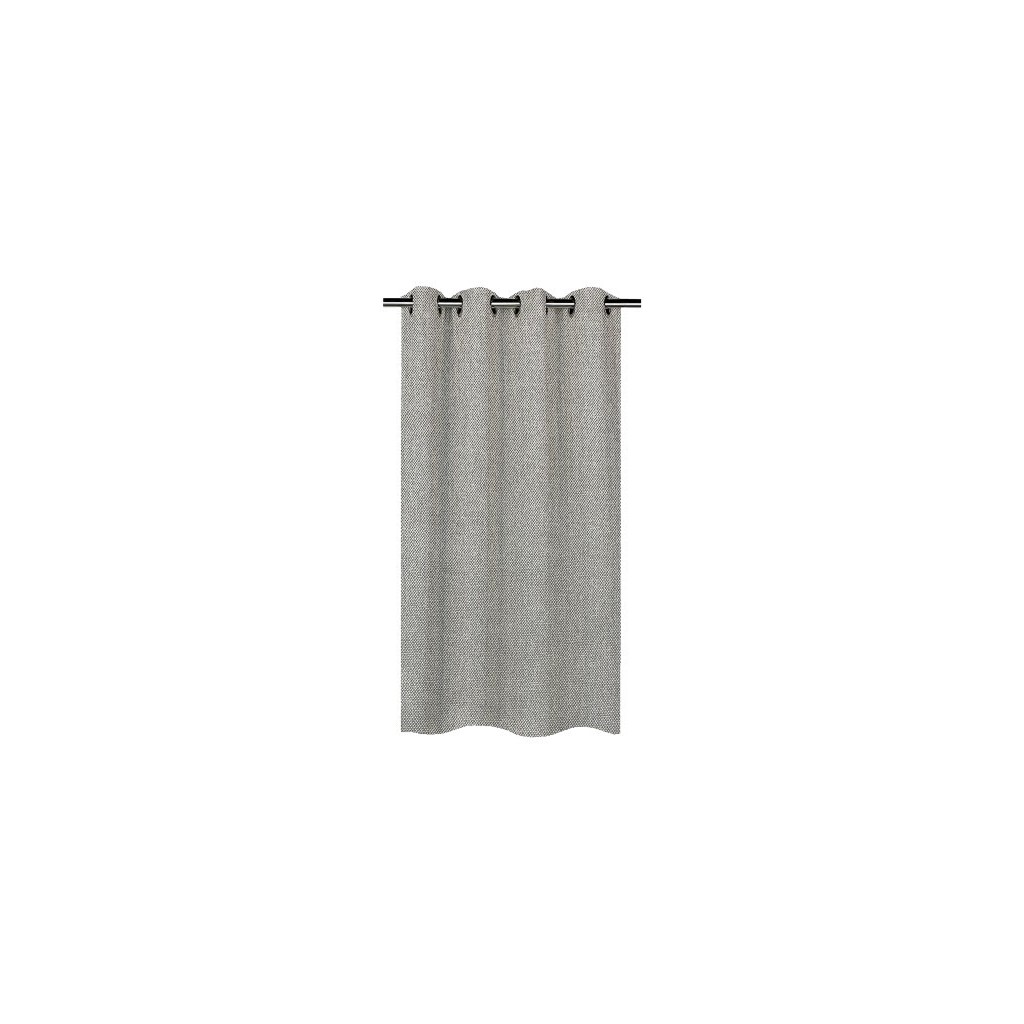 RIDEAU PHONIQUE LOUCA GRIS CLAIR 140X260CM
