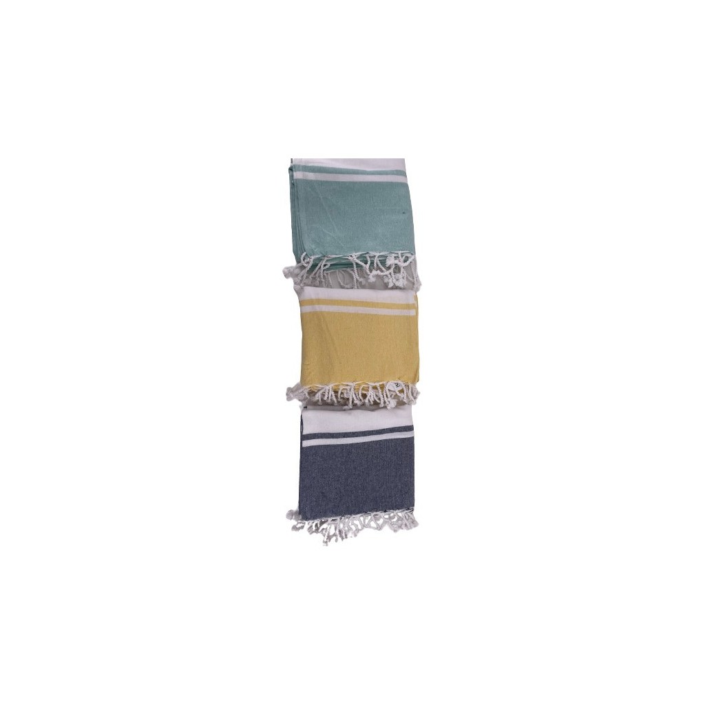 FOUTA 90X180 CM 3 COL ASS