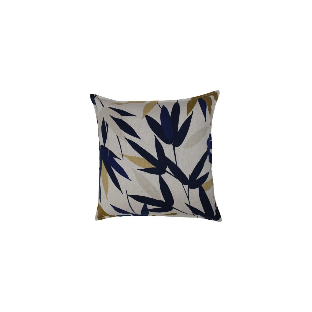 COUSSIN  IMPRIME FEUILLAGE 40X40CM