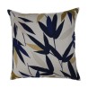 COUSSIN  IMPRIME FEUILLAGE 40X40CM