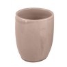 GOBELET CERAMIQUE  ROSE EFFET CRACKLE