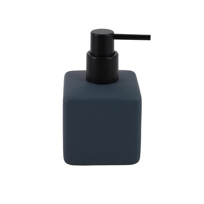 DISTRIBUTEUR SAVON CARRE CERAMIQUE BLEU