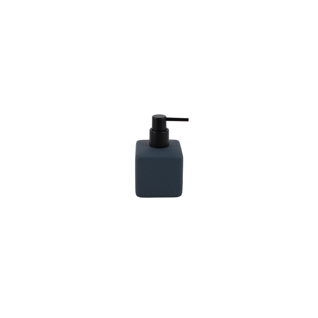 DISTRIBUTEUR SAVON CARRE CERAMIQUE BLEU